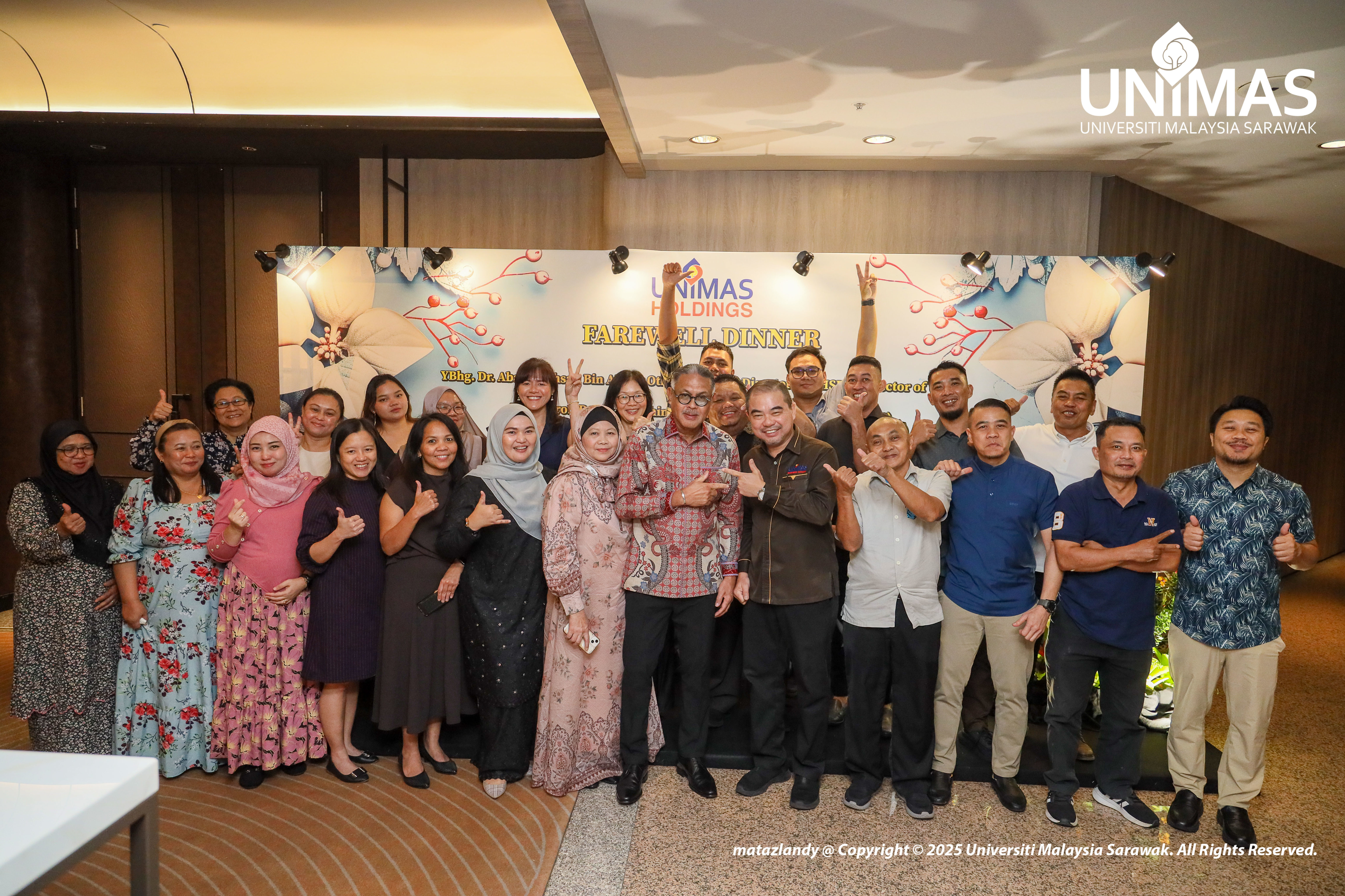 UNIMAS Holdings Farewell Dinner
